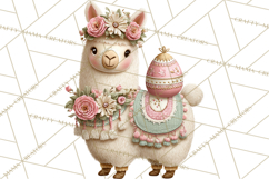 Yarn Animal Easter Clipart, Knitted Plush Easter Animals Png Product Image 3