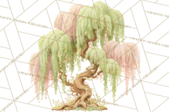 Whimsical Trees Clipart, Woodland Forest PNG, Wooden Png Product Image 3