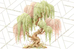 Whimsical Trees Clipart, Woodland Forest PNG, Wooden Png Product Image 3