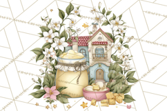 Citrus Kitchen Cottagecore PNG, Rustic Citrus Clipart, Lemon Product Image 3