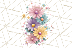 Pastel Retro 90s PNG, Cute Aesthetic Clipart, Checkerboard Product Image 3