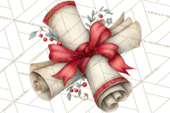 Watercolor Graduation Diploma Clipart PNG, Diploma Scroll Product Image 2