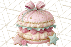 Sweet Treats Bakery Clipart, Pastel Dessert Clip Art Png Product Image 4