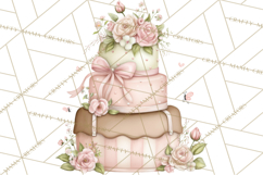 Tea Party Dreams PNG, Girly Pastel Desserts Teacups Clipart Product Image 3