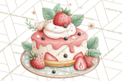 Strawberry Clipart, Kitchen Objects with Strawberries Png Product Image 3