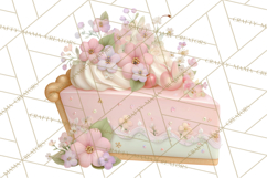 Sweet Treats Bakery Clipart, Pastel Dessert Clip Art Png Product Image 5