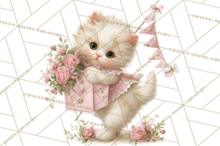 Pastel Cottagecore Animals Clipart, Cute Spring Animals Png Product Image 5