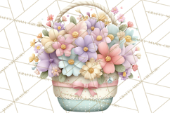 Easter Duckling Clipart, Cute Ducklings in Fancy Outfits Png Product Image 5