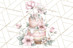Tea Party Dreams PNG, Girly Pastel Desserts Teacups Clipart Product Image 3