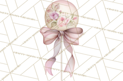 Tea Party Dreams PNG, Girly Pastel Desserts Teacups Clipart Product Image 5