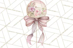 Tea Party Dreams PNG, Girly Pastel Desserts Teacups Clipart Product Image 5