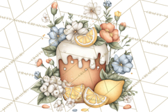 Citrus Kitchen Cottagecore PNG, Rustic Citrus Clipart, Lemon Product Image 2