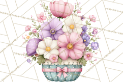 Easter Duckling Clipart, Cute Ducklings in Fancy Outfits Png Product Image 2