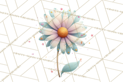 Pastel Retro 90s PNG, Cute Aesthetic Clipart, Checkerboard Product Image 2