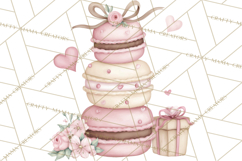 Tea Party Dreams PNG, Girly Pastel Desserts Teacups Clipart Product Image 3