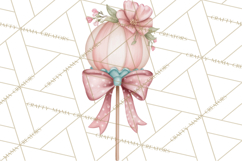 Tea Party Dreams PNG, Girly Pastel Desserts Teacups Clipart Product Image 4