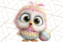 Quirky Easter Chicks Clipart, Cute Cartoon Chicks Pastel Png Product Image 2