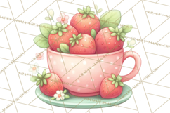 Strawberry Clipart, Kitchen Objects with Strawberries Png Product Image 3
