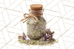 Herbal Apothecary Cottagecore PNG, Rustic Botanical Clipart Product Image 3