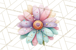 Pastel Retro 90s PNG, Cute Aesthetic Clipart, Checkerboard Product Image 3