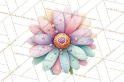 Pastel Retro 90s PNG, Cute Aesthetic Clipart, Checkerboard Product Image 3