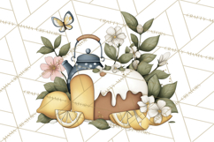 Citrus Kitchen Cottagecore PNG, Rustic Citrus Clipart, Lemon Product Image 3