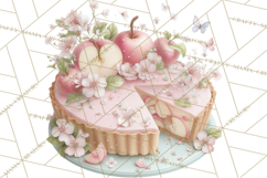 Sweet Treats Bakery Clipart, Pastel Dessert Clip Art Png Product Image 3