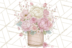Tea Party Dreams PNG, Girly Pastel Desserts Teacups Clipart Product Image 2