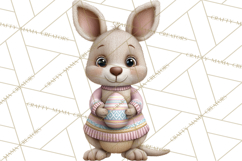 Yarn Animal Easter Clipart, Knitted Plush Easter Animals Png Product Image 4
