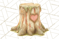Whimsical Trees Clipart, Woodland Forest PNG, Wooden Png Product Image 4