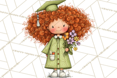 Kids Graduation Clipart PNG, Preschool Kindergarten Kids Product Image 4
