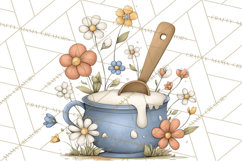 Citrus Kitchen Cottagecore PNG, Rustic Citrus Clipart, Lemon Product Image 4