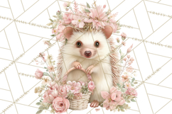 Pastel Cottagecore Animals Clipart, Cute Spring Animals Png Product Image 5