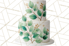 Birthday Cake Clipart, Tiered Cake PNG, Drip Cake PNG Product Image 5