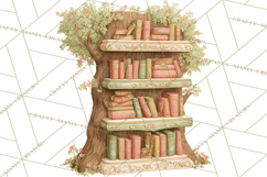 Whimsical Trees Clipart, Woodland Forest PNG, Wooden Png Product Image 5