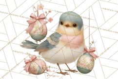 Easter Woodland Animals Clipart, Cute Fox Squirrel Png Product Image 2