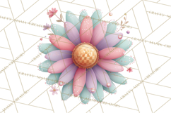 Pastel Retro 90s PNG, Cute Aesthetic Clipart, Checkerboard Product Image 2