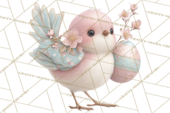 Easter Woodland Animals Clipart, Cute Fox Squirrel Png Product Image 5