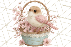 Easter Woodland Animals Clipart, Cute Fox Squirrel Png Product Image 3