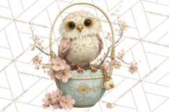 Easter Woodland Animals Clipart, Cute Fox Squirrel Png Product Image 5