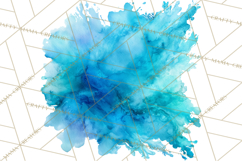 Watercolor Clipart, Abstract Watercolor Elements, Blobs Png Product Image 2