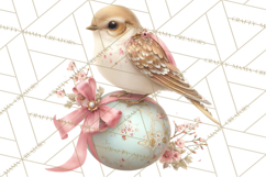 Easter Woodland Animals Clipart, Cute Fox Squirrel Png Product Image 3