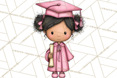 Kids Graduation Clipart PNG, Preschool Kindergarten Kids Product Image 4