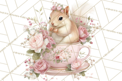 Pastel Cottagecore Animals Clipart, Cute Spring Animals Png Product Image 4
