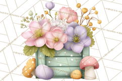 Easter Duckling Clipart, Cute Ducklings in Fancy Outfits Png Product Image 4