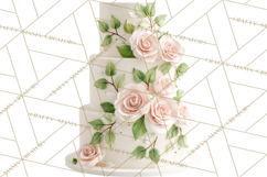 Birthday Cake Clipart, Tiered Cake PNG, Drip Cake PNG Product Image 4