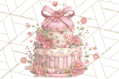 Sweet Treats Bakery Clipart, Pastel Dessert Clip Art Png Product Image 3