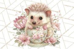 Pastel Cottagecore Animals Clipart, Cute Spring Animals Png Product Image 3