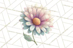 Pastel Retro 90s PNG, Cute Aesthetic Clipart, Checkerboard Product Image 3