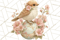 Easter Woodland Animals Clipart, Cute Fox Squirrel Png Product Image 5